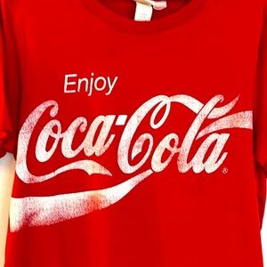 H&M Coca-Cola Branded Tee Shirt